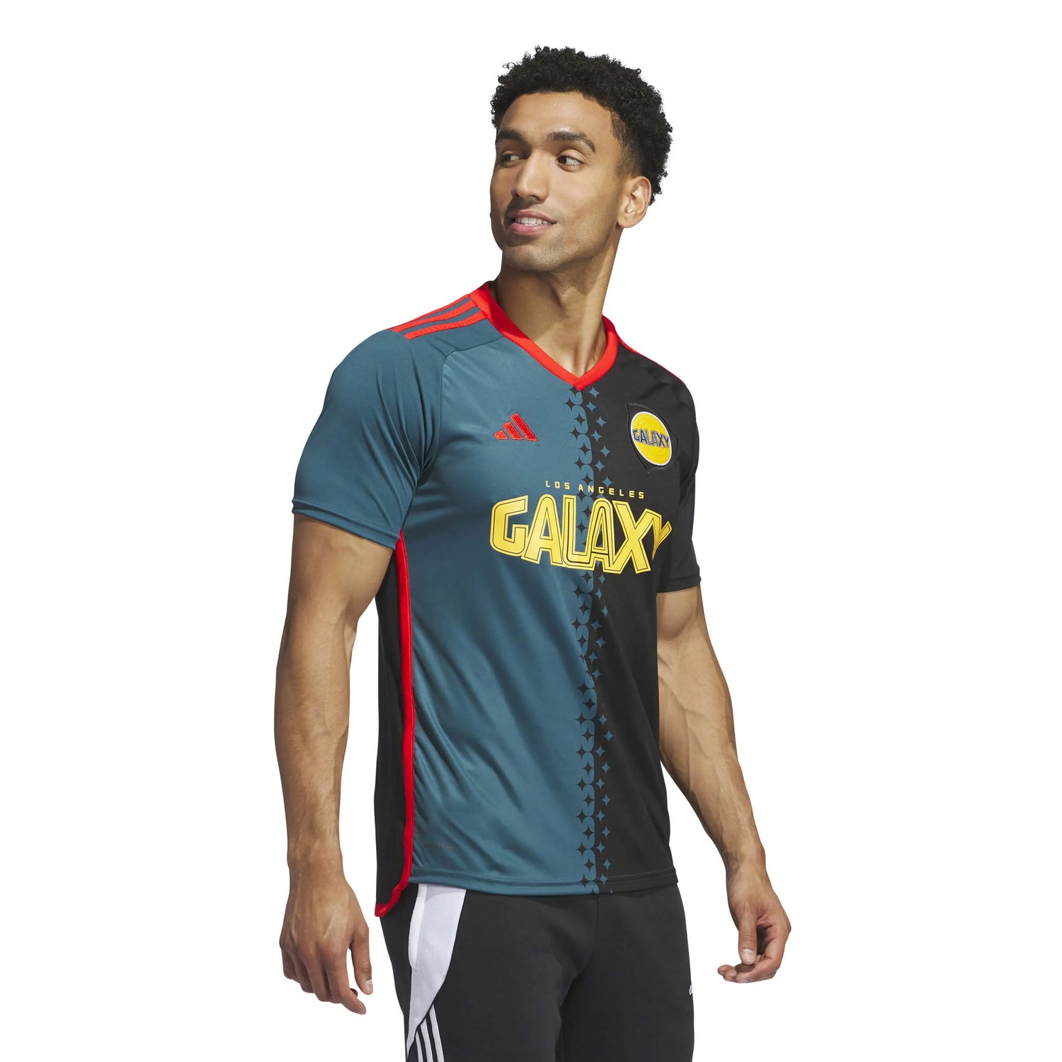 adidas 2024 LA Galaxy Men's Stadium Third Jersey (Model - Side)