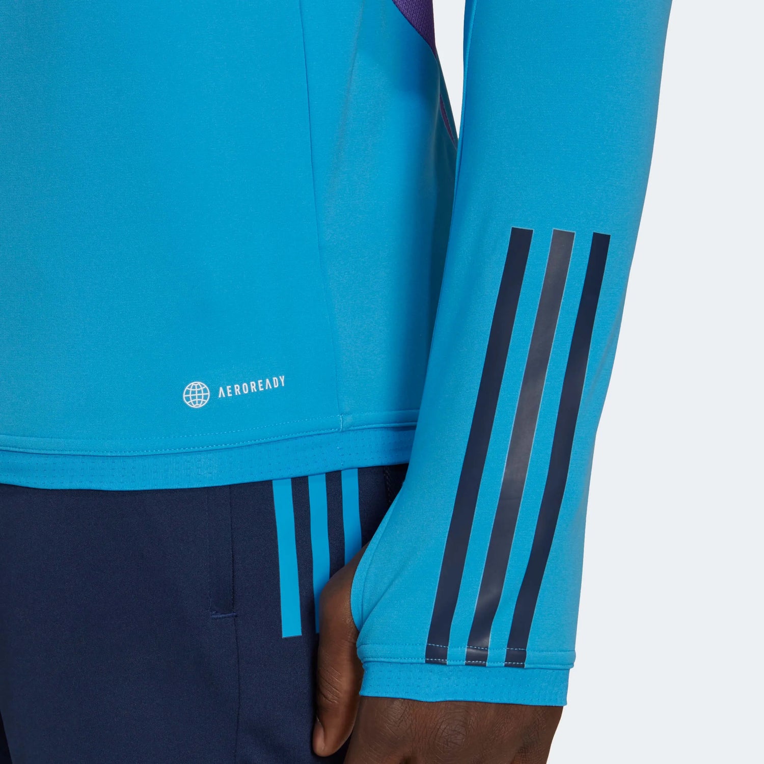 adidas 2022-23 Argentina Training Top - Pulse Blue (Detail 2)