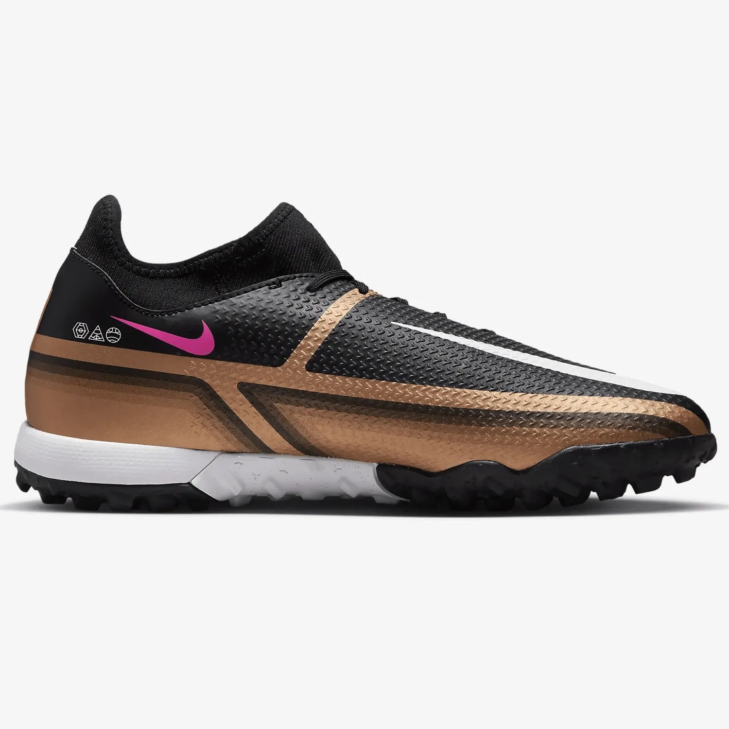 Nike Phantom GT2 Academy DF Turf - Metallic Copper (Side 2)