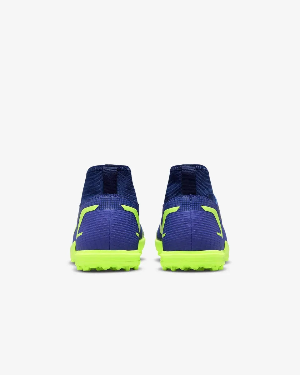 Nike JR Superfly 8 Academy TF - Lapis-Volt-Blue Void (Pair - Back)