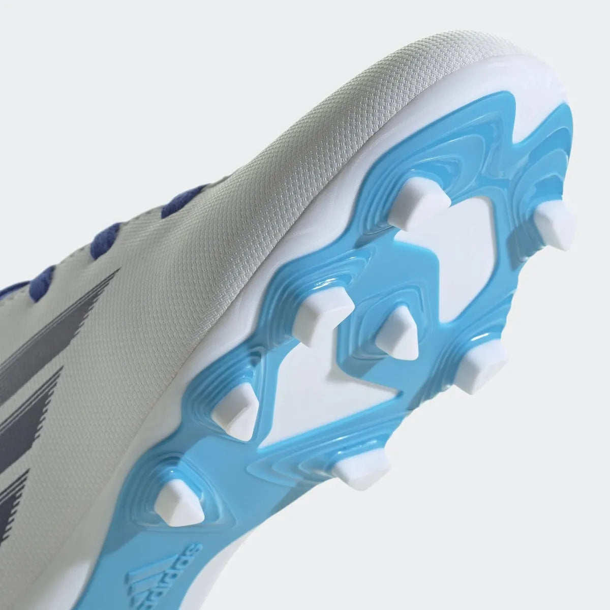 adidas Kids X Speedflow .4 FxG - White-Indigo-Sky Rush (Detail 2)