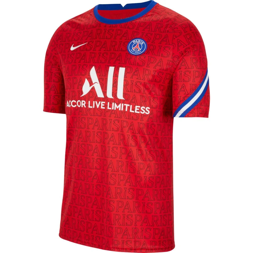 Nike 2020-21 PSG Dri-Fit Training Top - Red-Blue