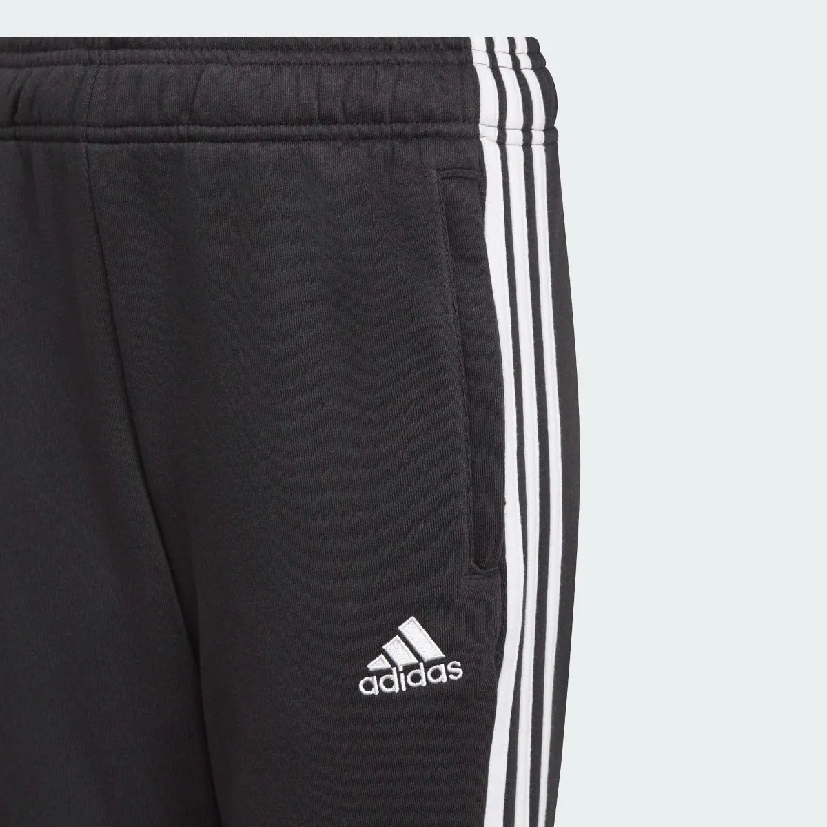 Adidas 2021-22 Juventus Youth Sweatpants - Black-White (Detail 1)