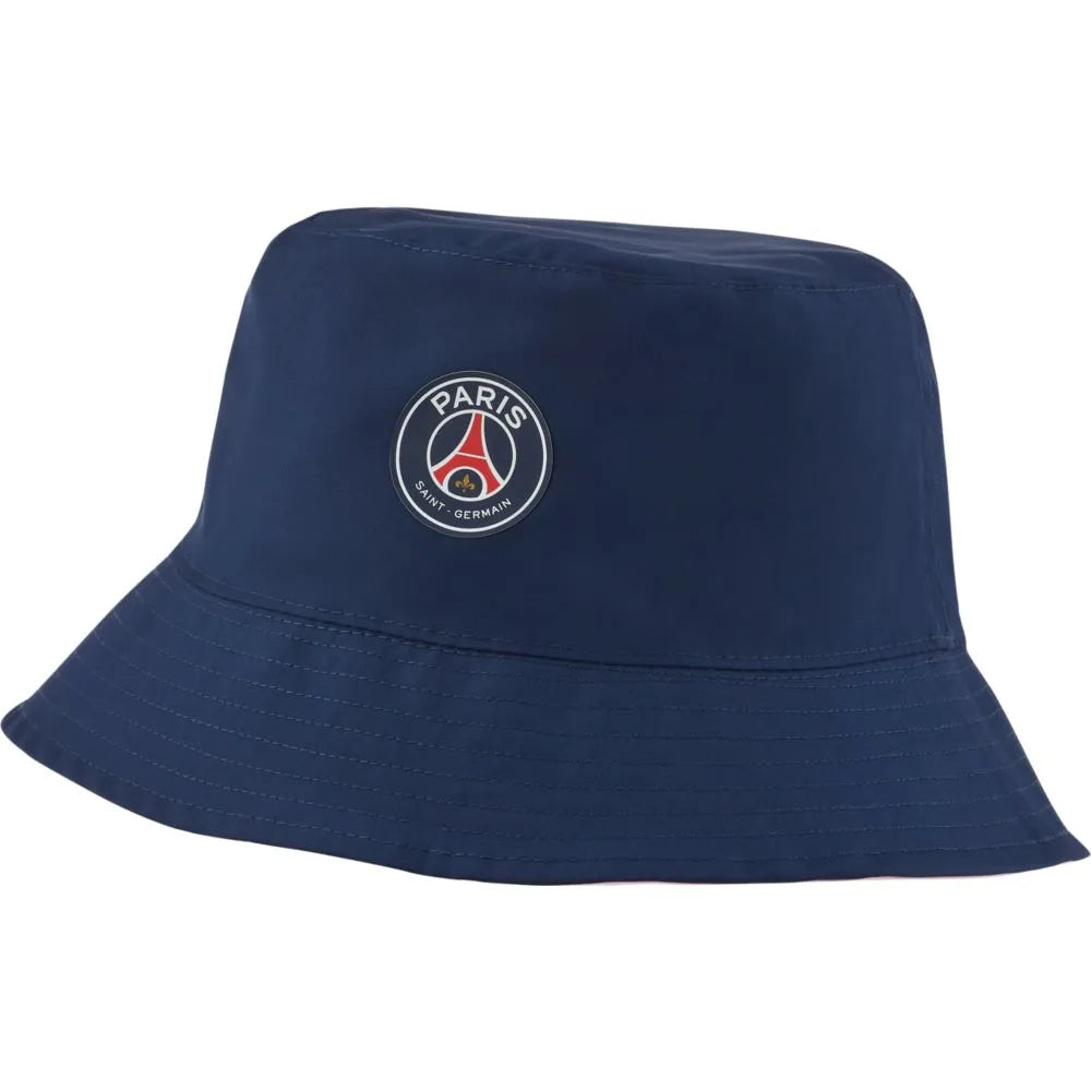 Nike 2021-22 PSG Reversible Bucket Hat - Navy-Pink (Navy - Front)