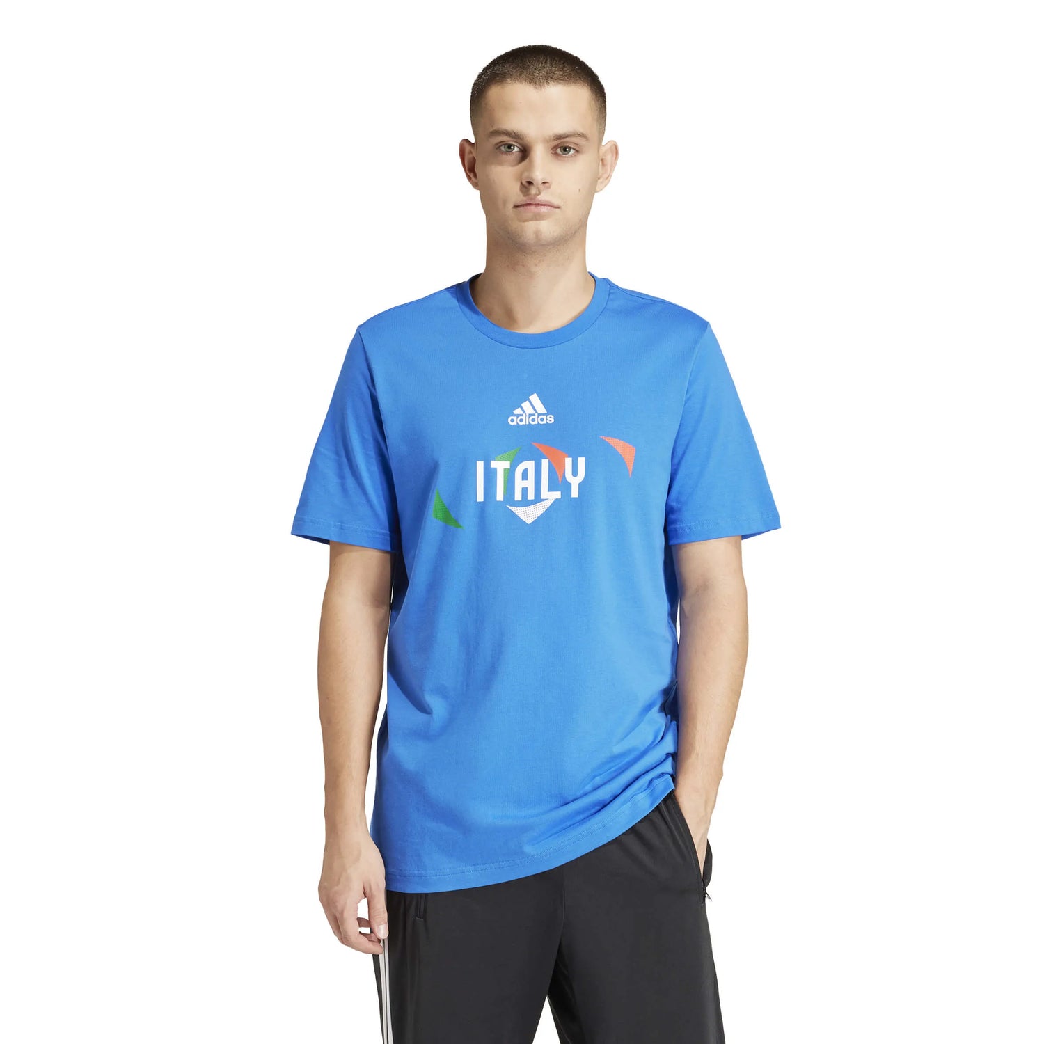 adidas 2024-25 Italy Men's Tee (Model - Front)