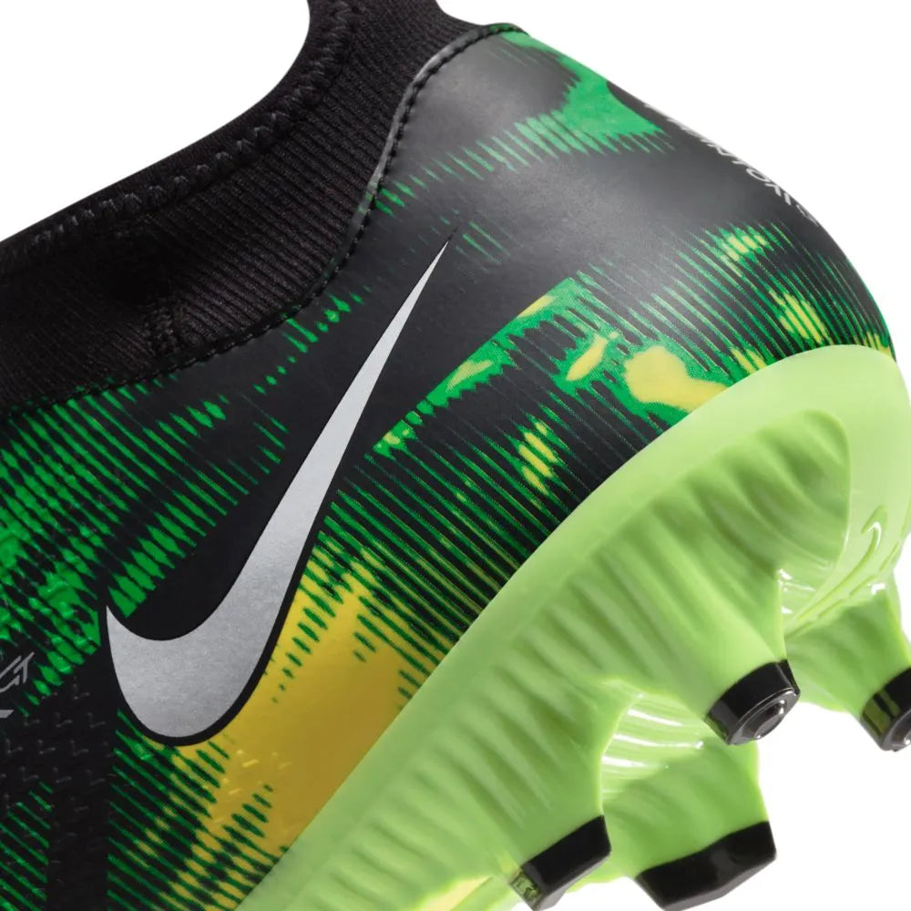 Nike Phantom GT2 Academy DF SW FG-MG - Black-Green Strike (Detail 3)