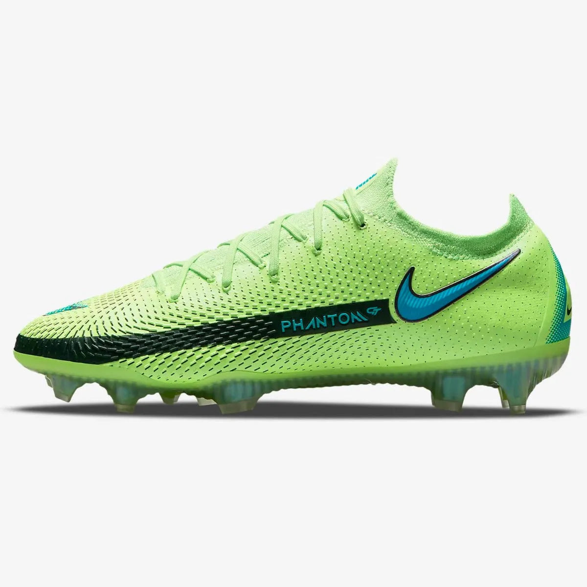 Nike Phantom GT Elite FG - Lime Glow-Turquoise (Side 1)