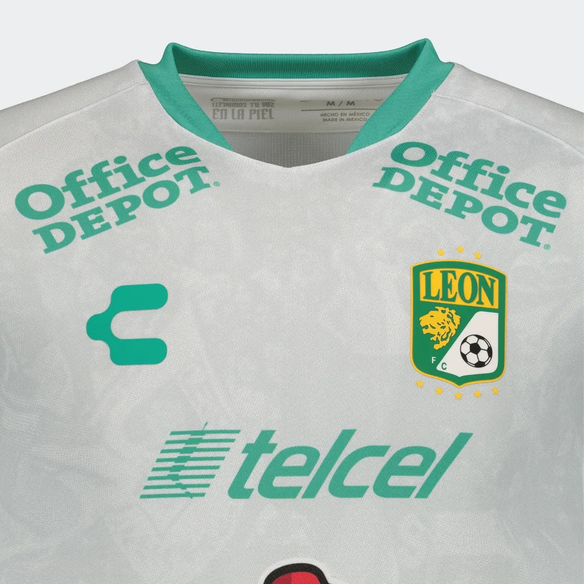 Charly 2021-22 Leon Away Jersey - White-Green (Detail 1)