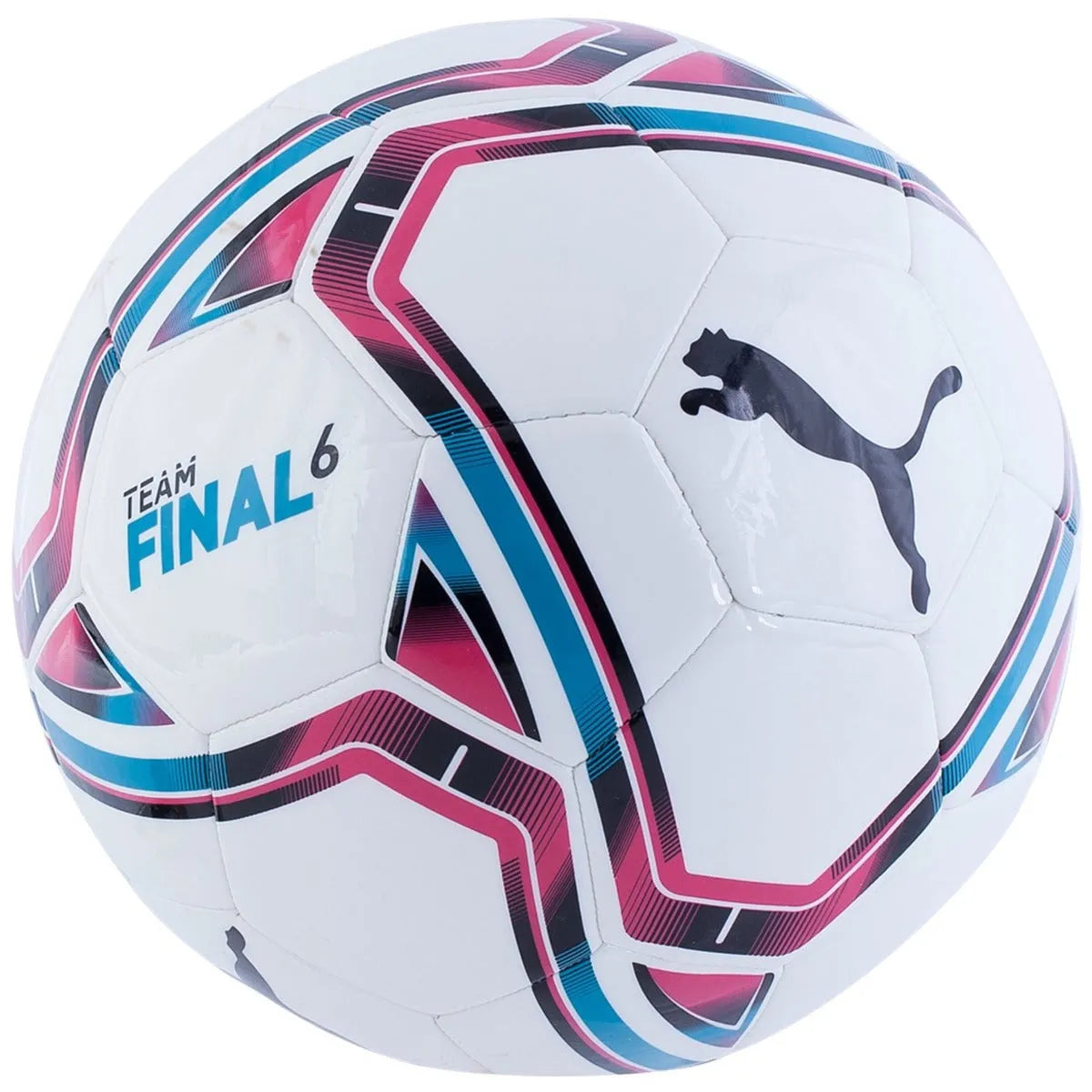 Puma Teamfinal 21.6 MS Ball White-Pink-Blue (Back)