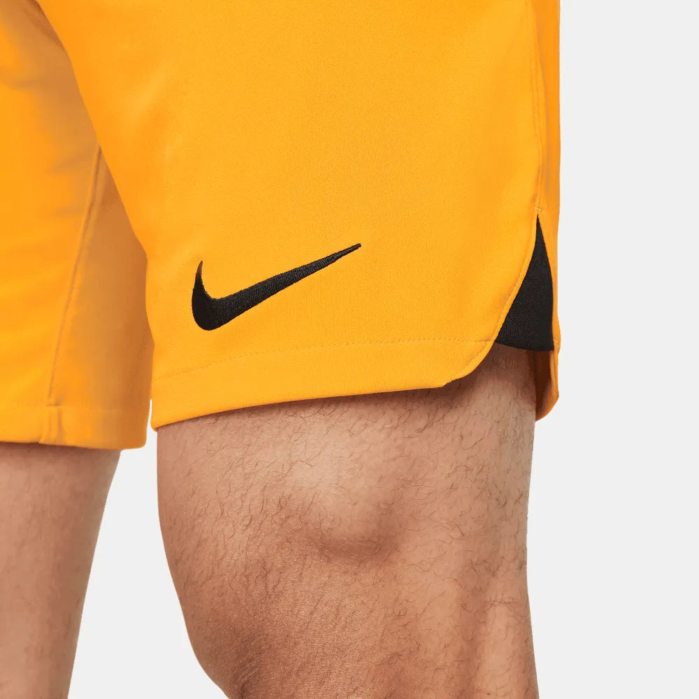 Nike 2022 23 Netherlands Home Shorts Orange Black