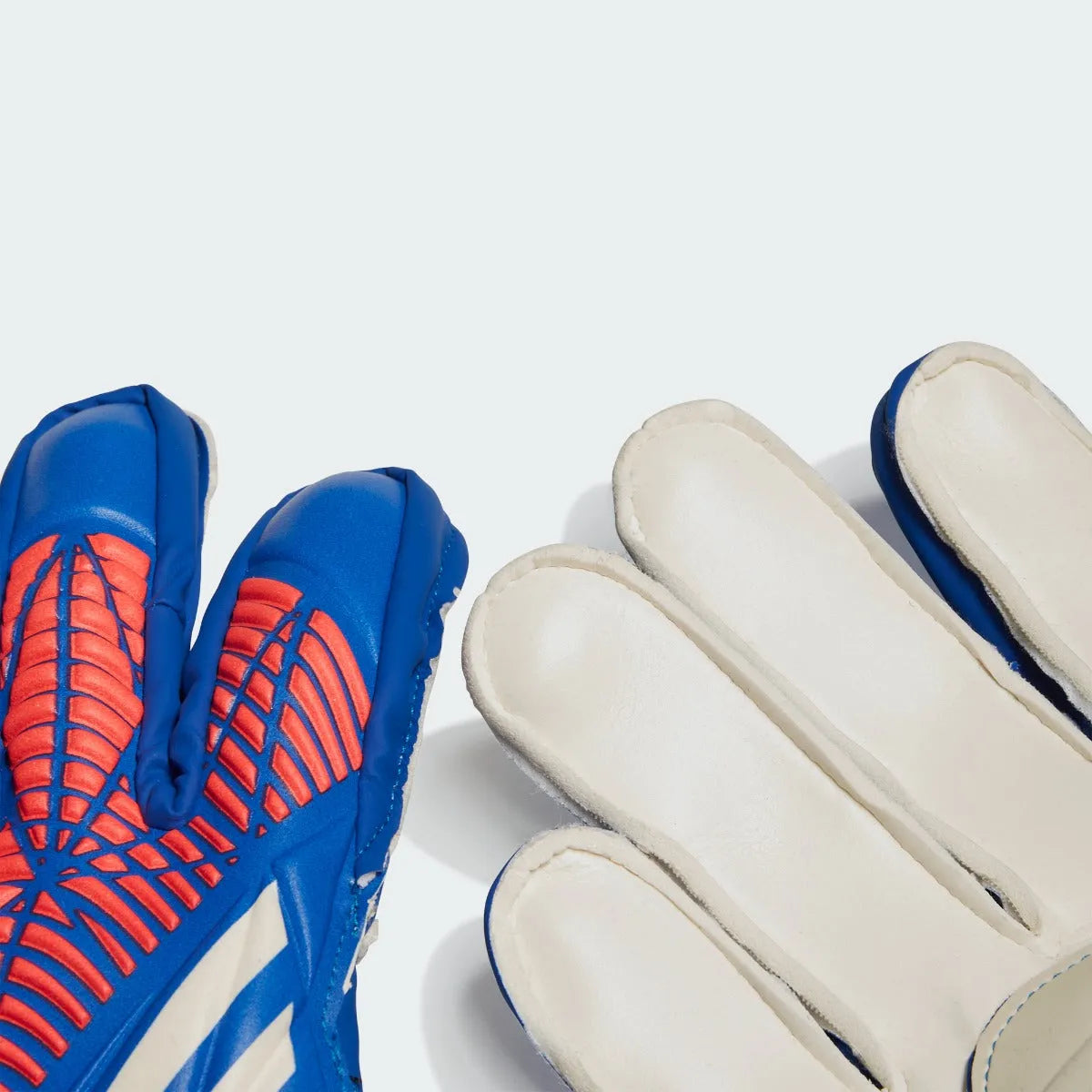 adidas JR Predator GL Match Fingersave Gloves - Hi Res Blue-Turbo (Detail 2)