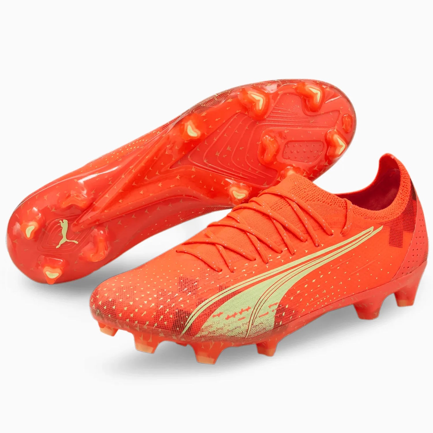 Puma Ultra Ultimate FG/AG - Coral-Fizzy Light (Pair)