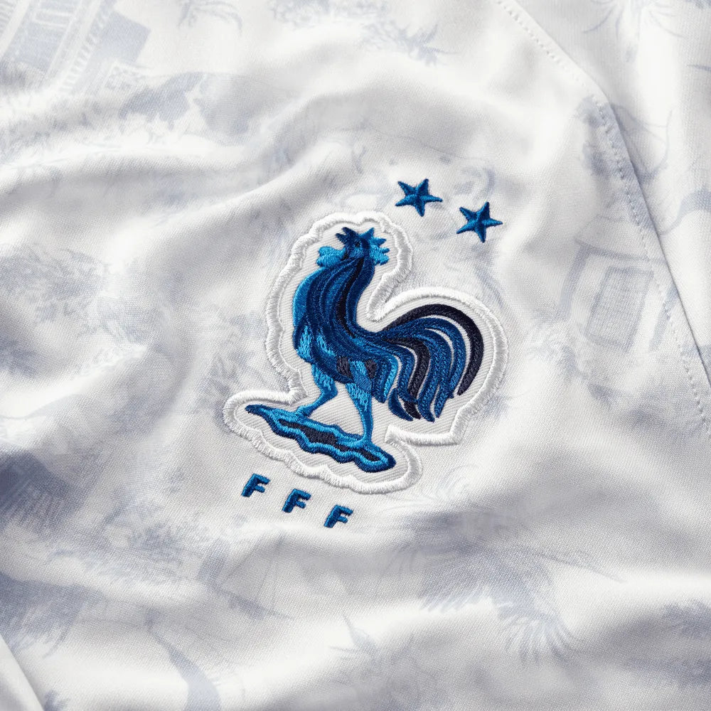 Nike 2022-23 France Away Jersey - White-Royal (Detail 3)