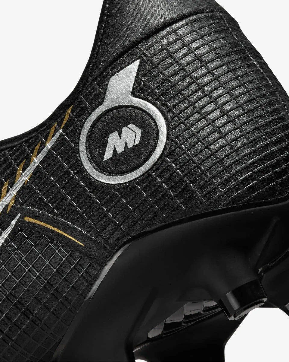 Nike Vapor 14 Academy FG-MG - Black-Gold (Detail 3)