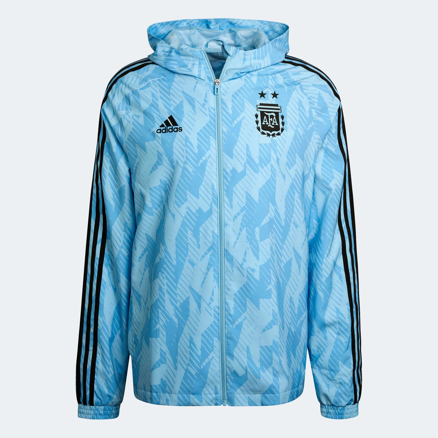 adidas 2022-23 Argentina DNA Windbreaker- Clear Blue-Light Blue (Front)