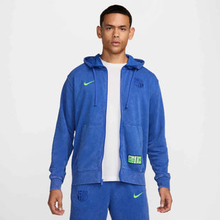 Nike 2024-25 Barcelona Men's Third French terry Full-Zip Hoodie (Model - Front)