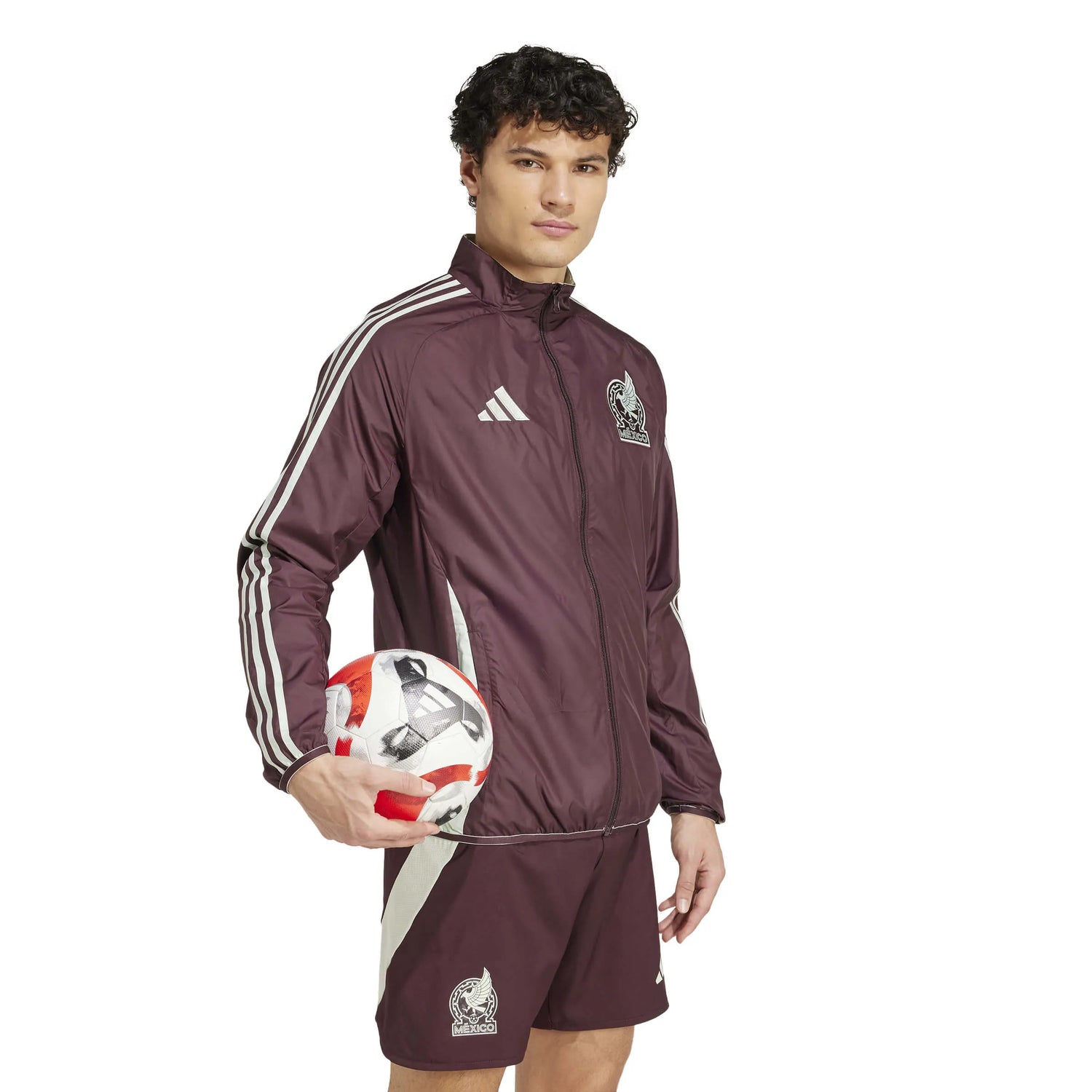 adidas 2024-25 Mexico Men's Anthem Jacket (Model - Side)