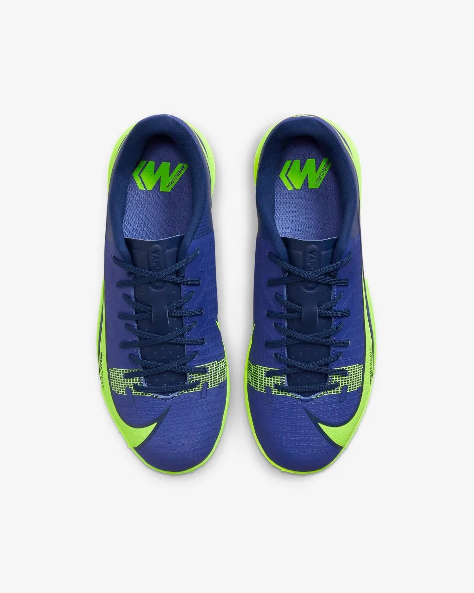 Nike Kids Vapor 14 Academy TF - Lapis-Volt-Blue Void (Pair - Top)