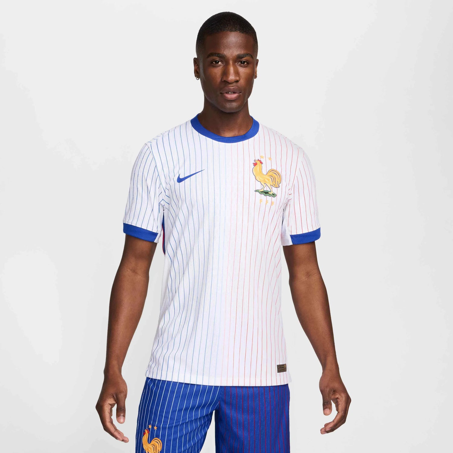 Nike 2024-25 France Men's Authentic Away Jersey (Model - Front)