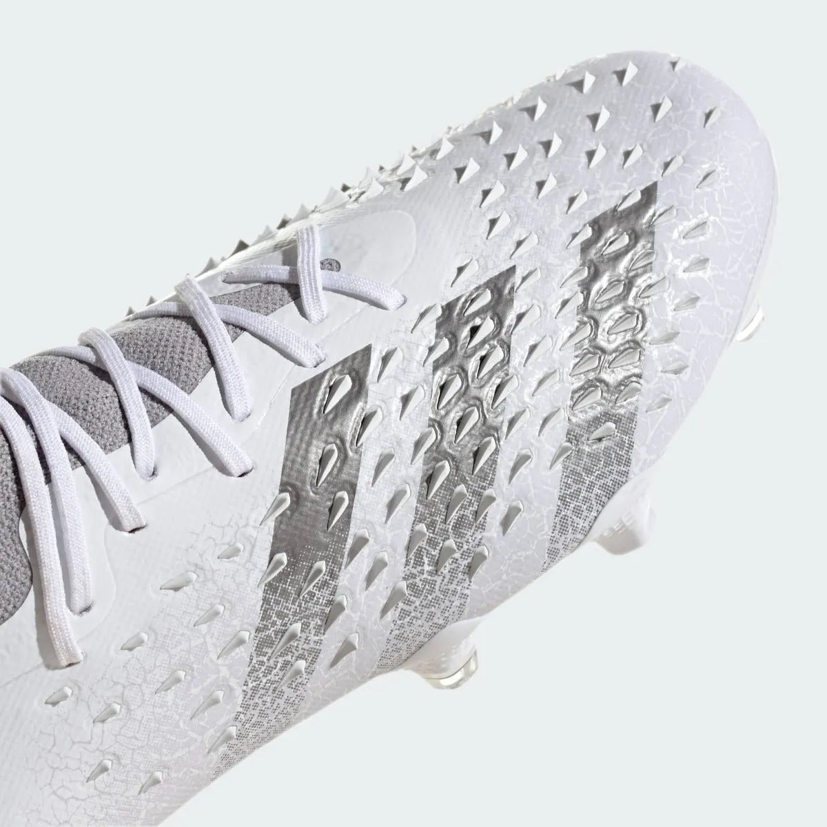 Adidas Predator Freak .1 FG - White-Grey-Solar Red (Detail 1)