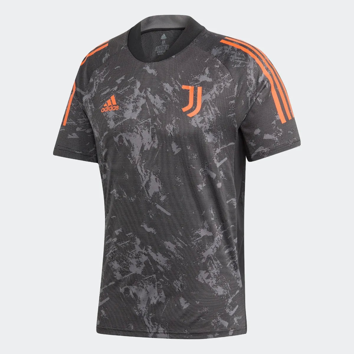 Adidas 2020-21 Juventus European Training Jersey - Black-Orange