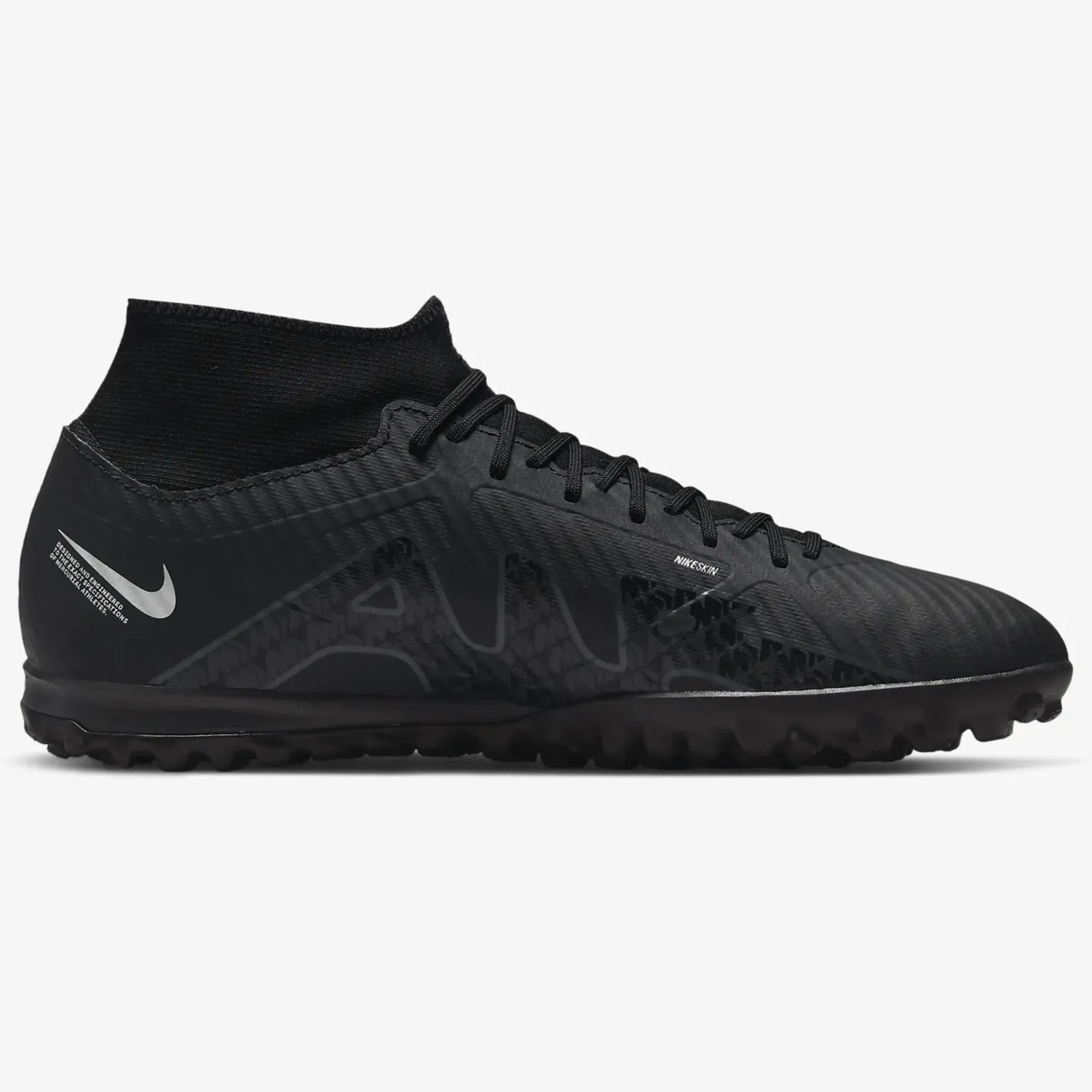 Nike Zoom Superfly 9 Academy Turf - Black-Smoke Grey (Side 2)