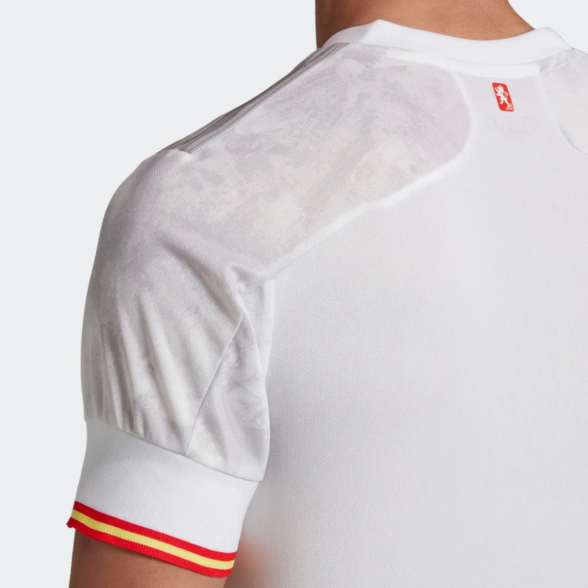 adidas 2020-21 Spain Away Jersey - White-Red (Detail 2)