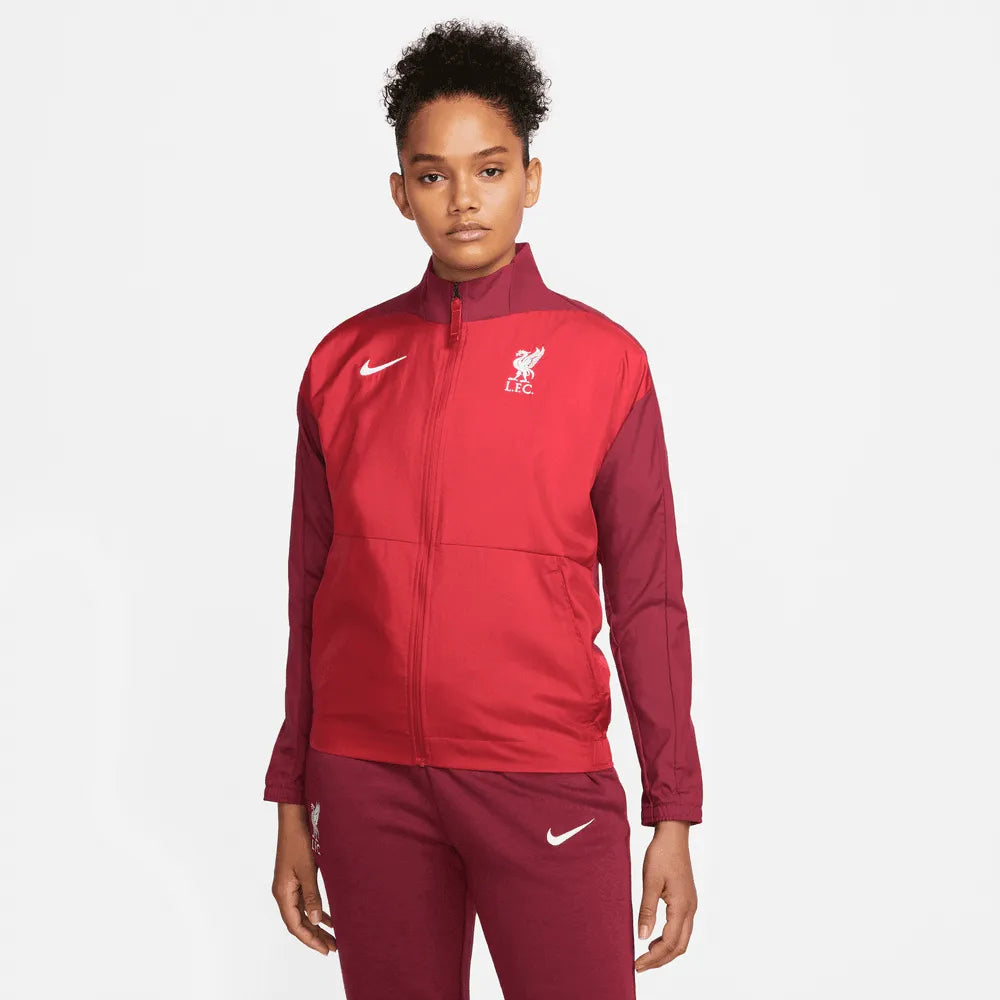 Nike 2023-24 Liverpool Women DF Strike Drill Top - Red -White (Model - Front)