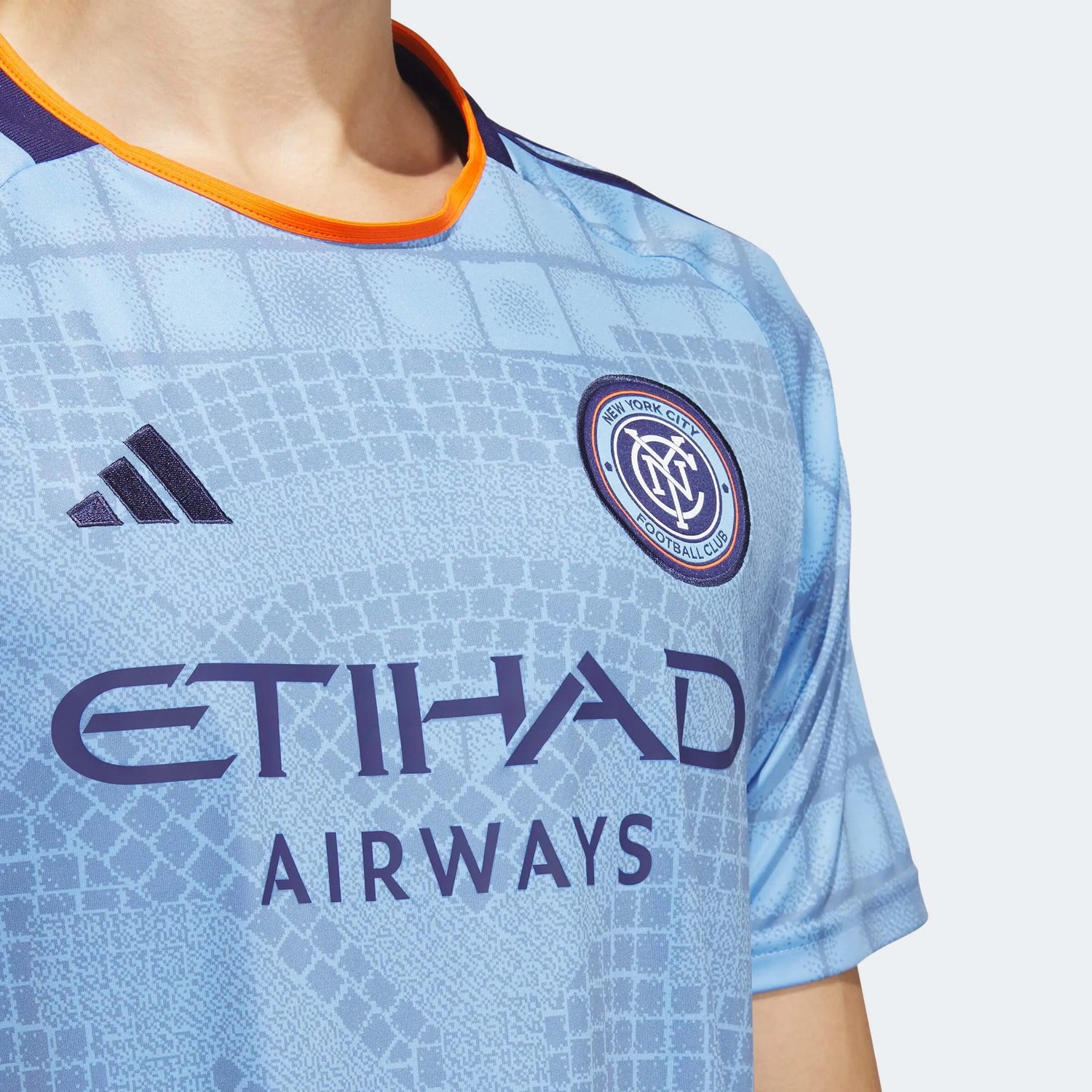 adidas 2023-24 New York City FC Men's Home Jersey (Detail 1)