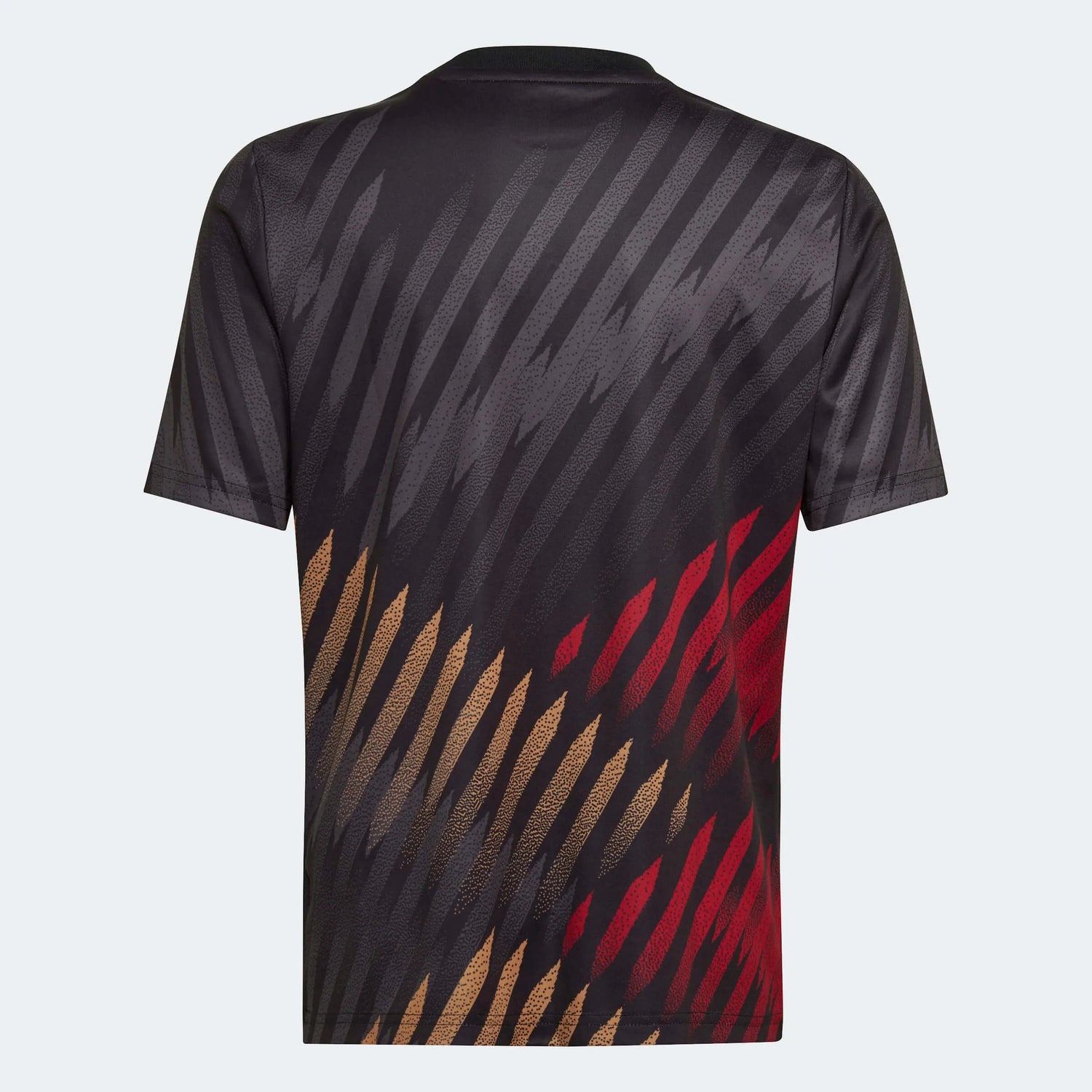 adidas 2022-23 Germany Youth Pre-Match Jersey - Black-Red-Tan (Back)