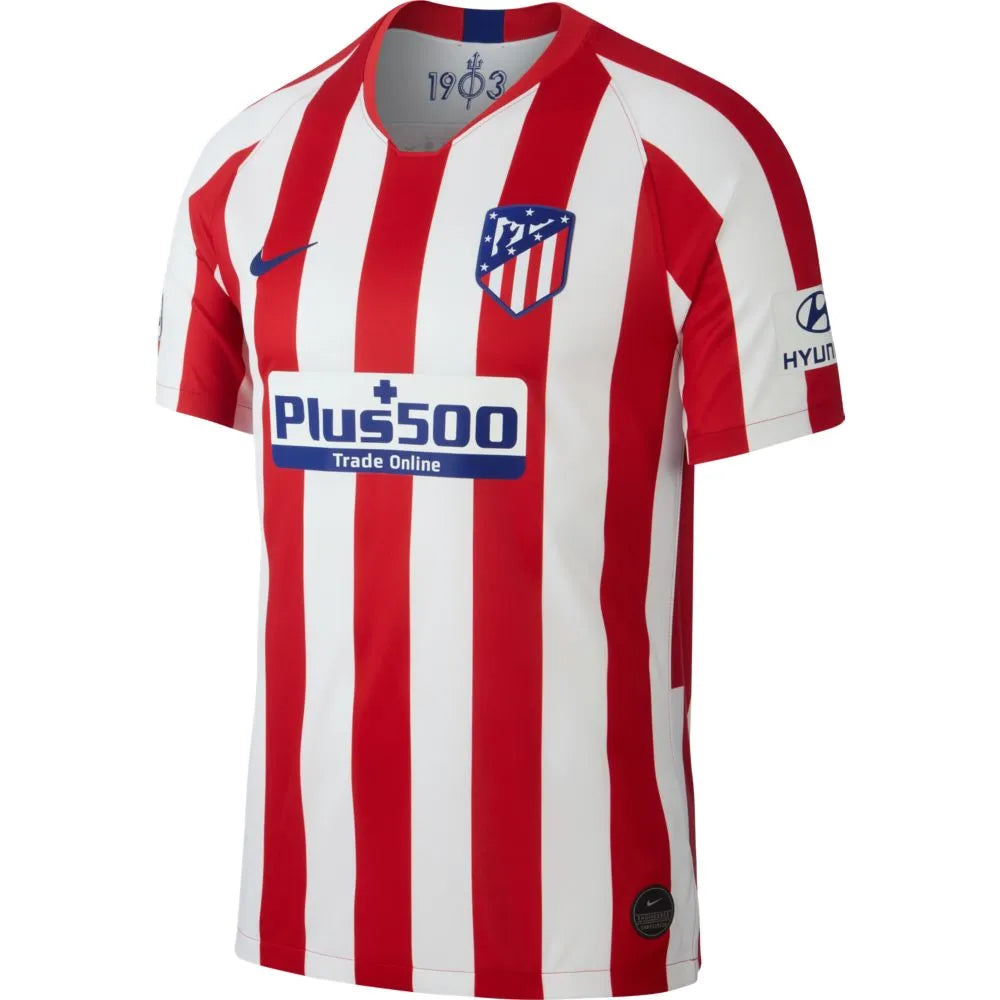 Nike 2019-20 Atletico Madrid Home Jersey - Red-White