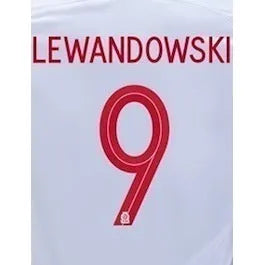 Poland 2018 Home Lewandowski #9 Jersey Name Set