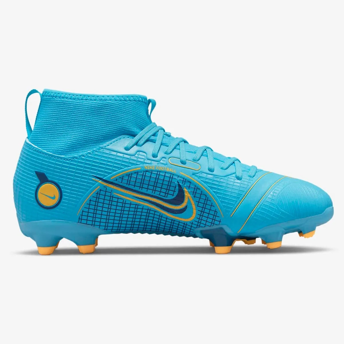 Nike JR Superfly 8 Academy FG-MG - Chlorine Blue-Laser Orange (Side 2)