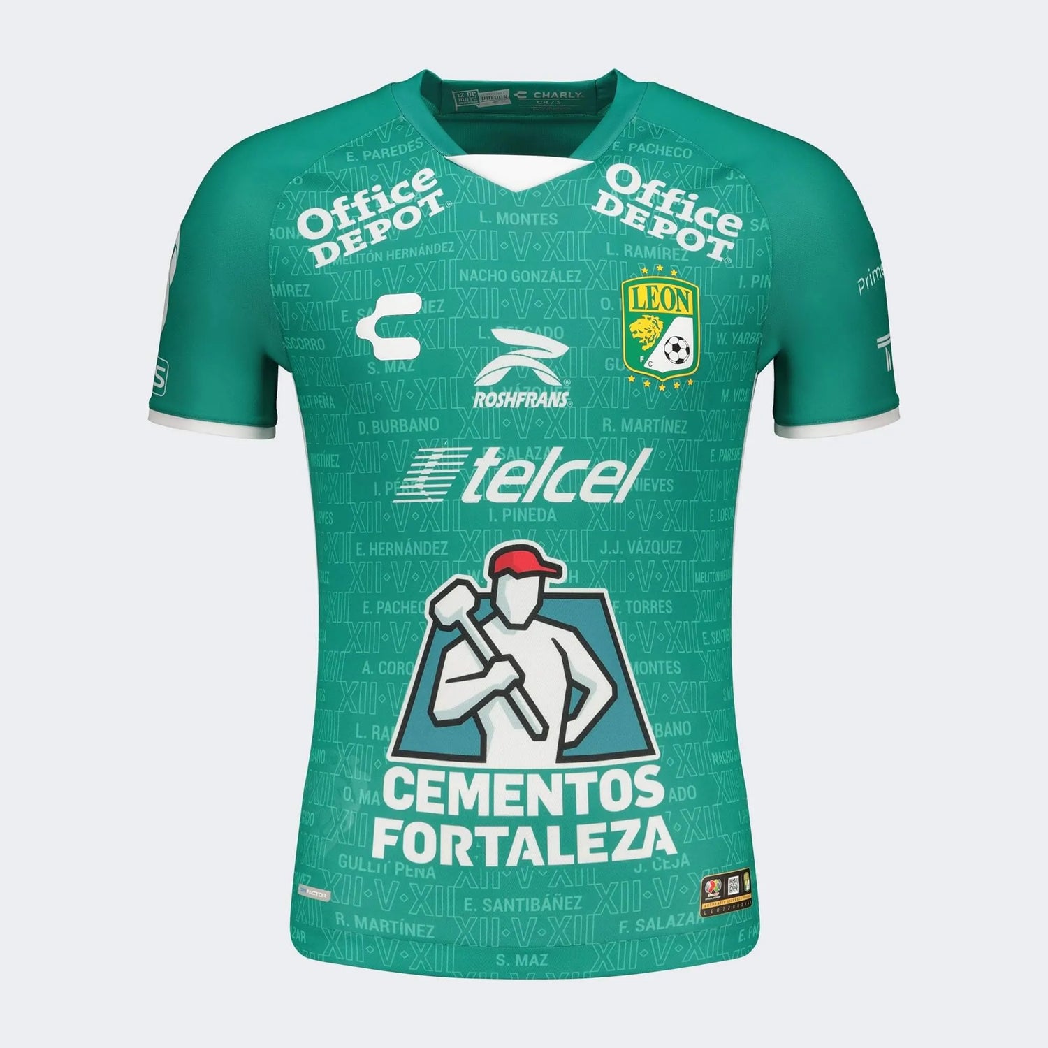 Charly 2022-23 Leon Home Jersey - Green (Front)