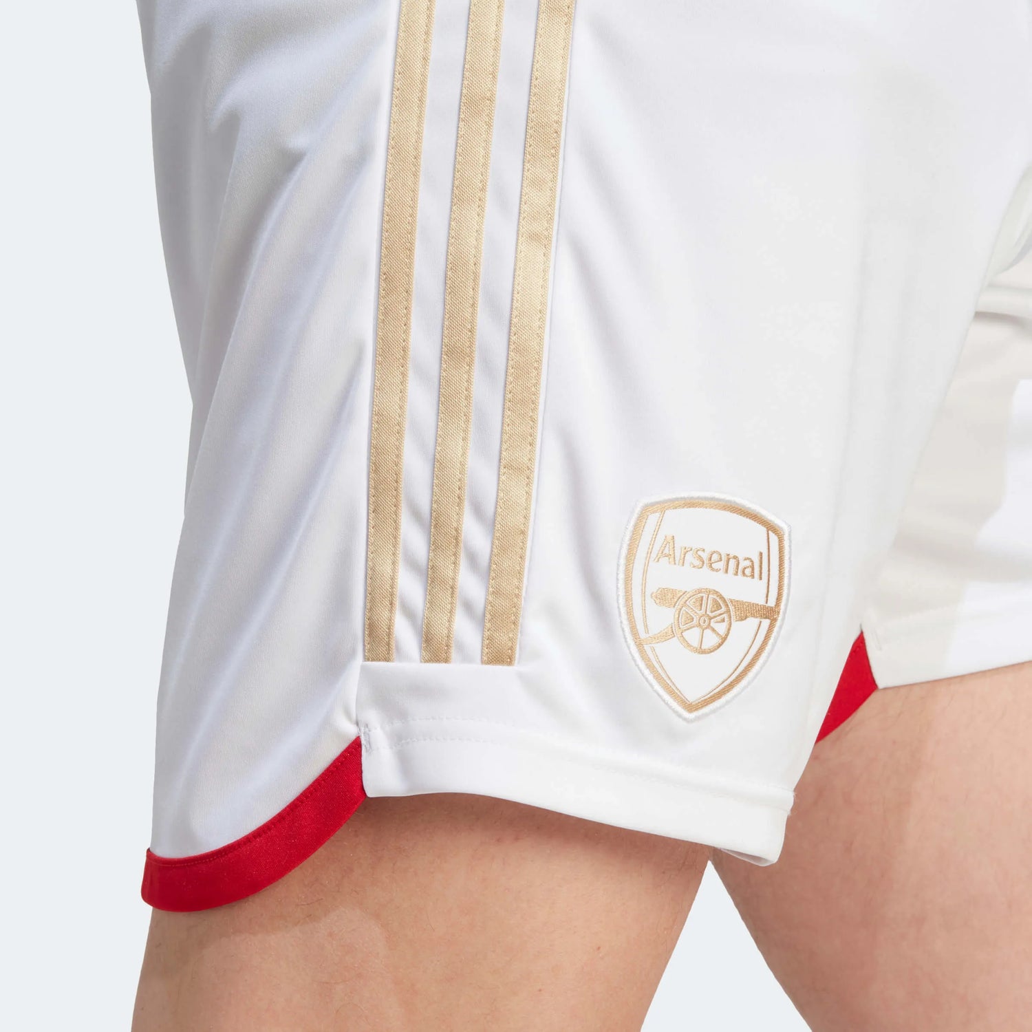 adidas 2023-24 Arsenal Men's Stadium Home Shorts (Detail 2)