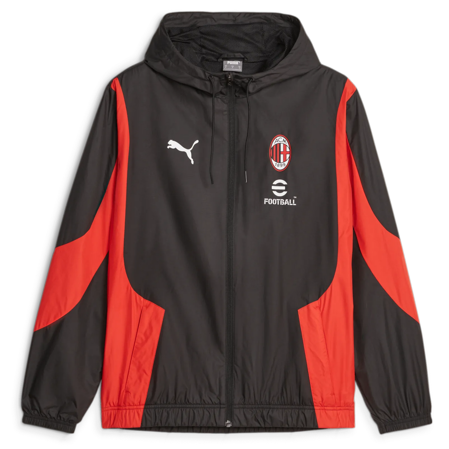 Puma 2023-24 AC Milan Men's Pre-Match Jacket (Front)