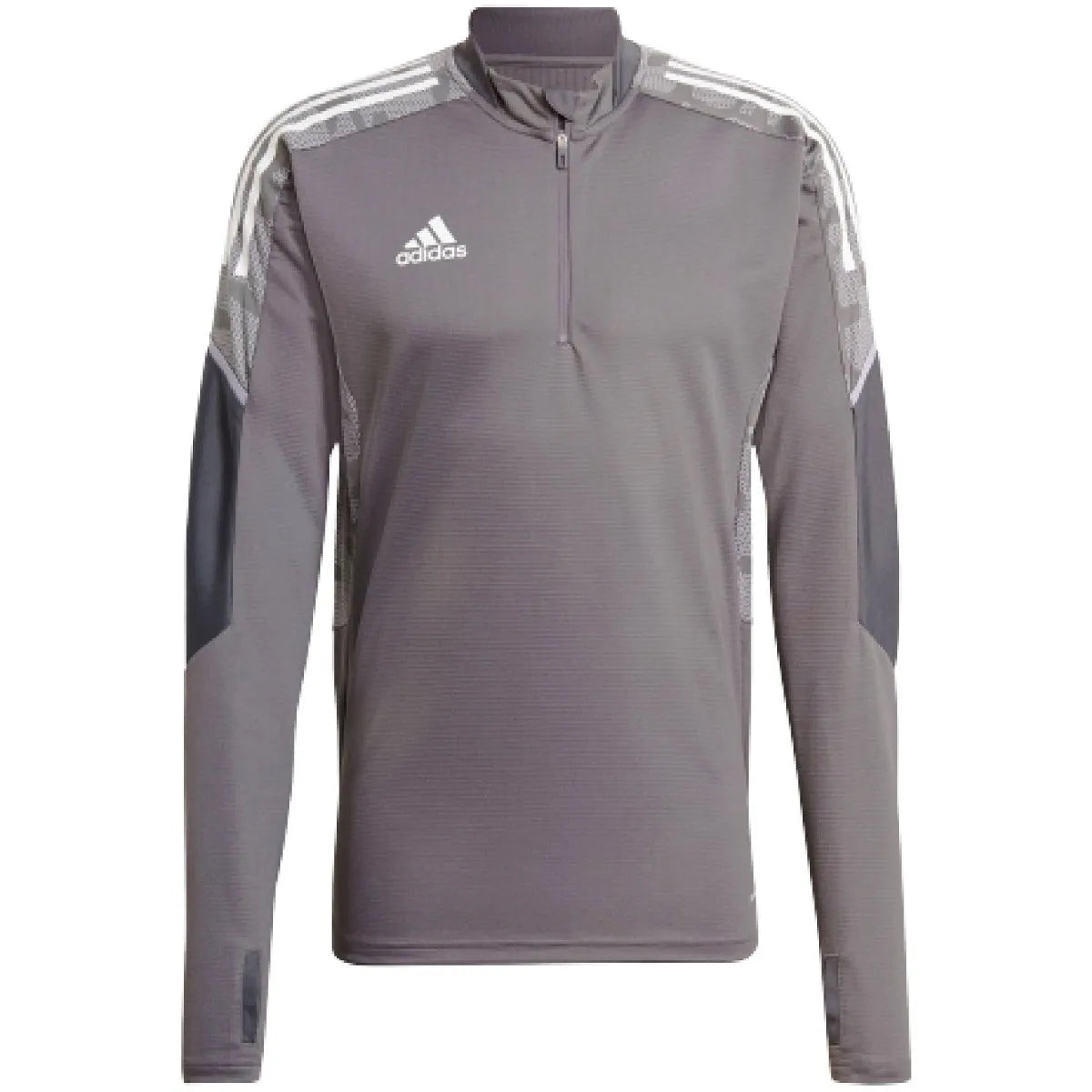 Adidas Condivo 21 Training Top - Team Grey-White (Front)