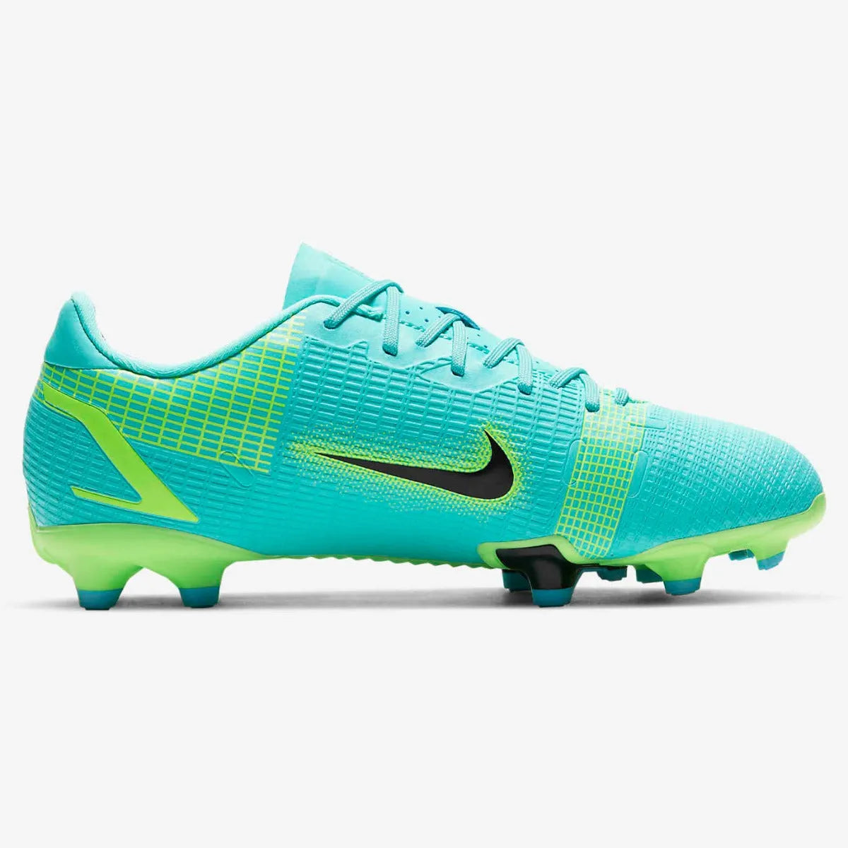 Nike JR Vapor 14 Academy FG-MG - Turquoise-Lime Glow (Side 2)