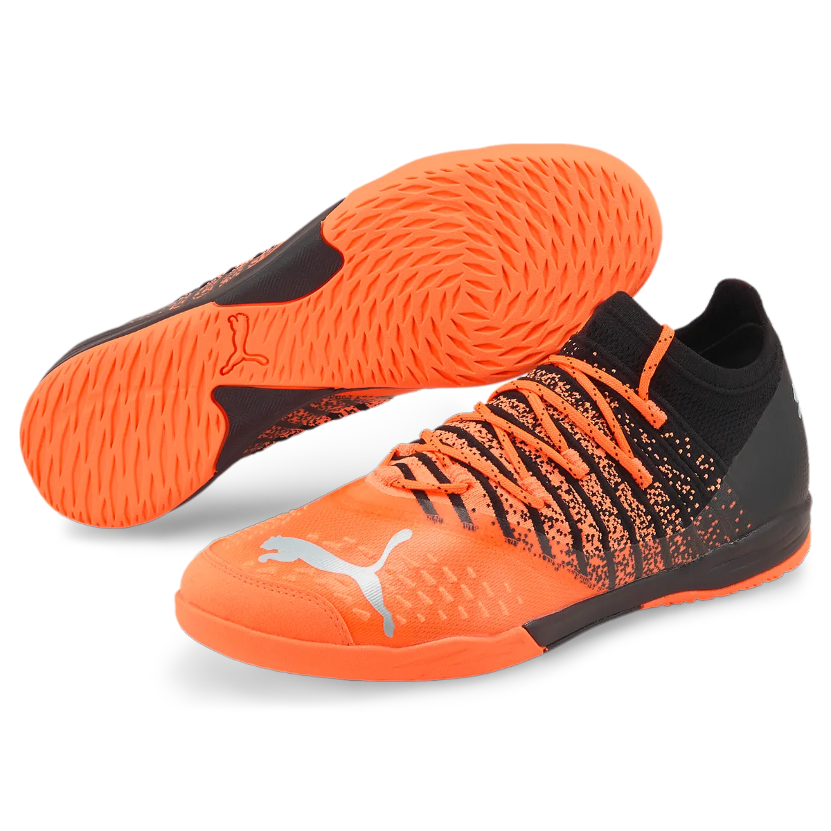 Puma Future 1.3 Pro Court Indoor - Neon Citrus-Black (Pair)