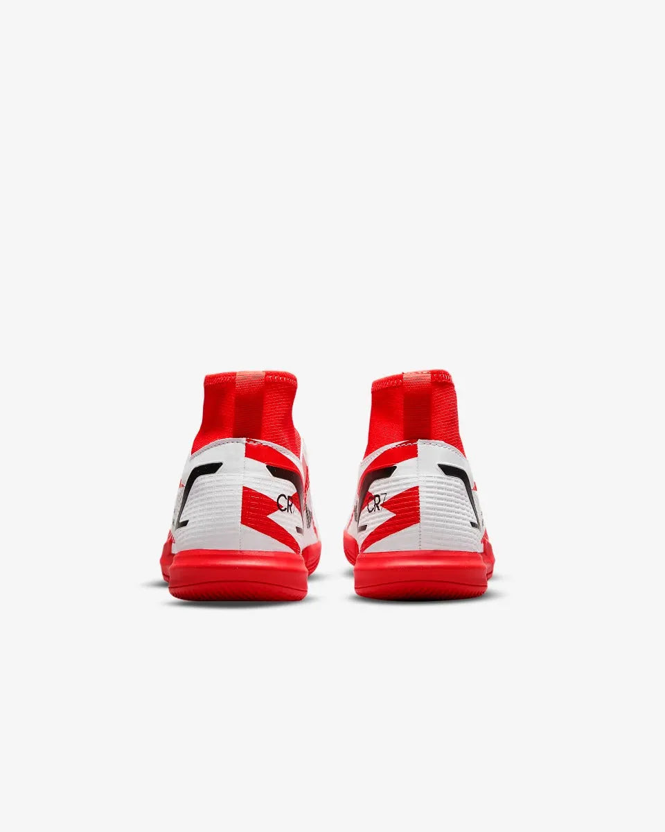 Nike JR Superfly 8 Academy IC - Red-White (Pair - Back)