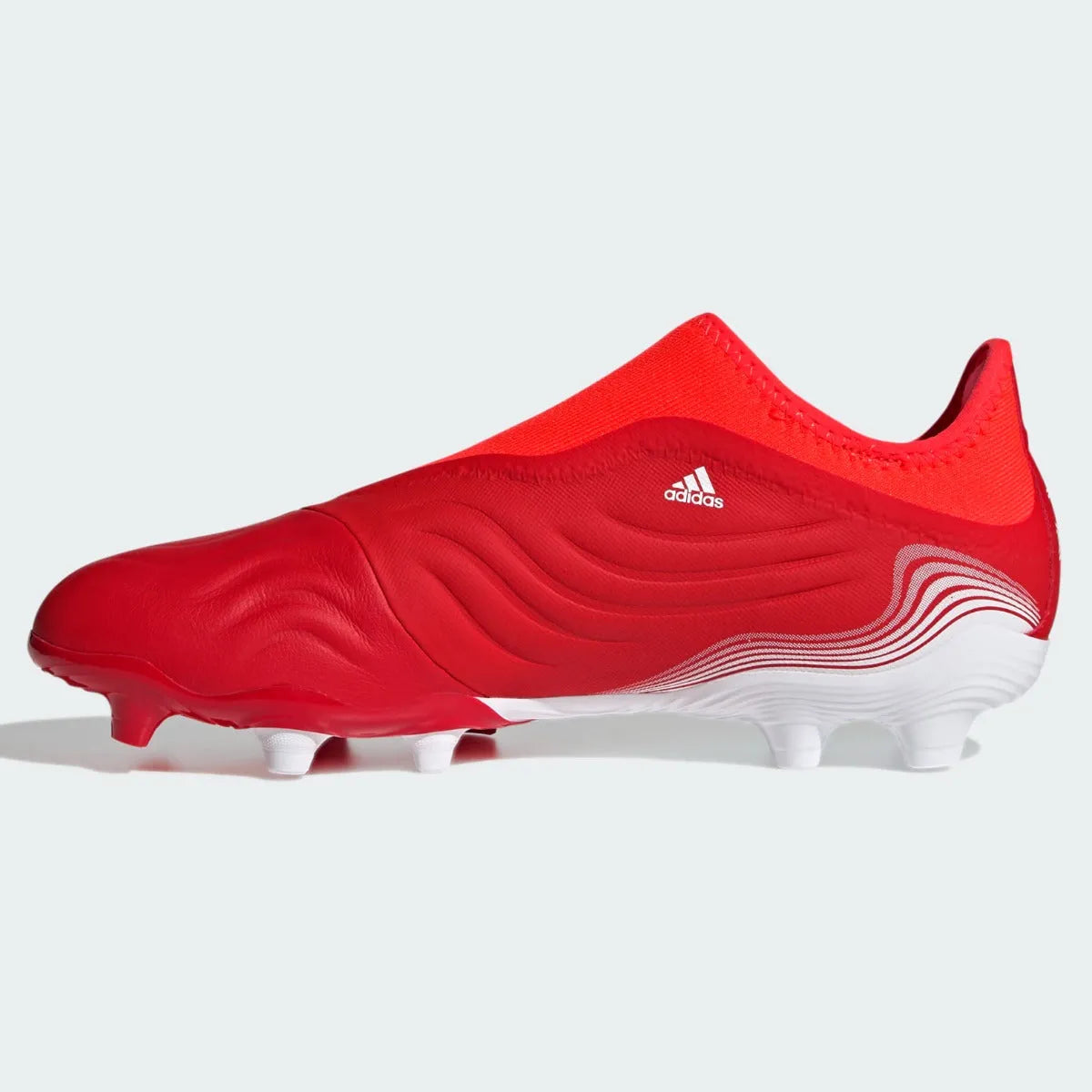 Adidas Copa Sense .3 Laceless FG - Red-White (Side 2)