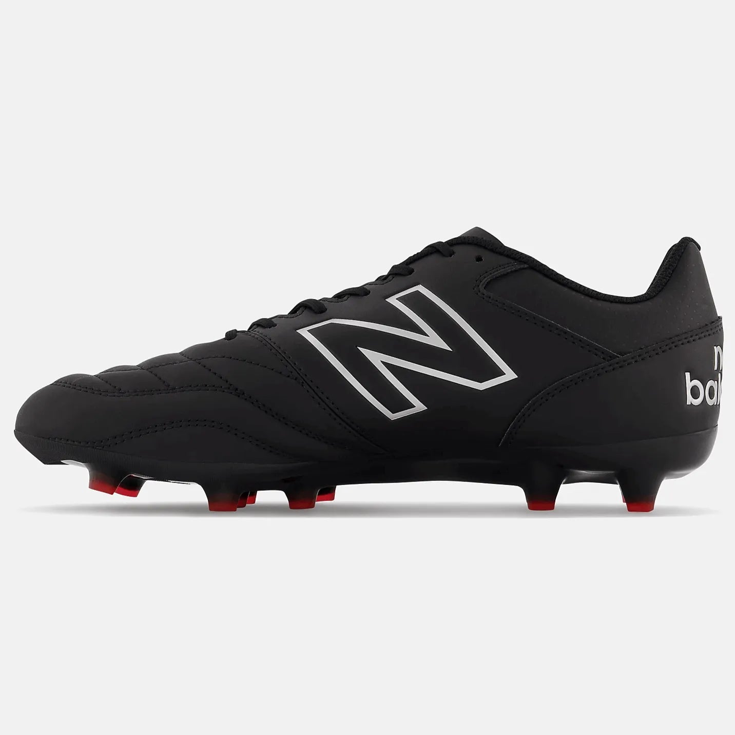 New Balance 442 V2 Team FG 2E Wide - Black-White (Side 2)