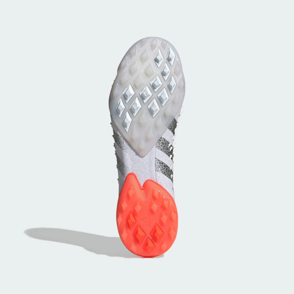 Adidas Predator Freak + TF - White-Iron Metallic (Bottom)