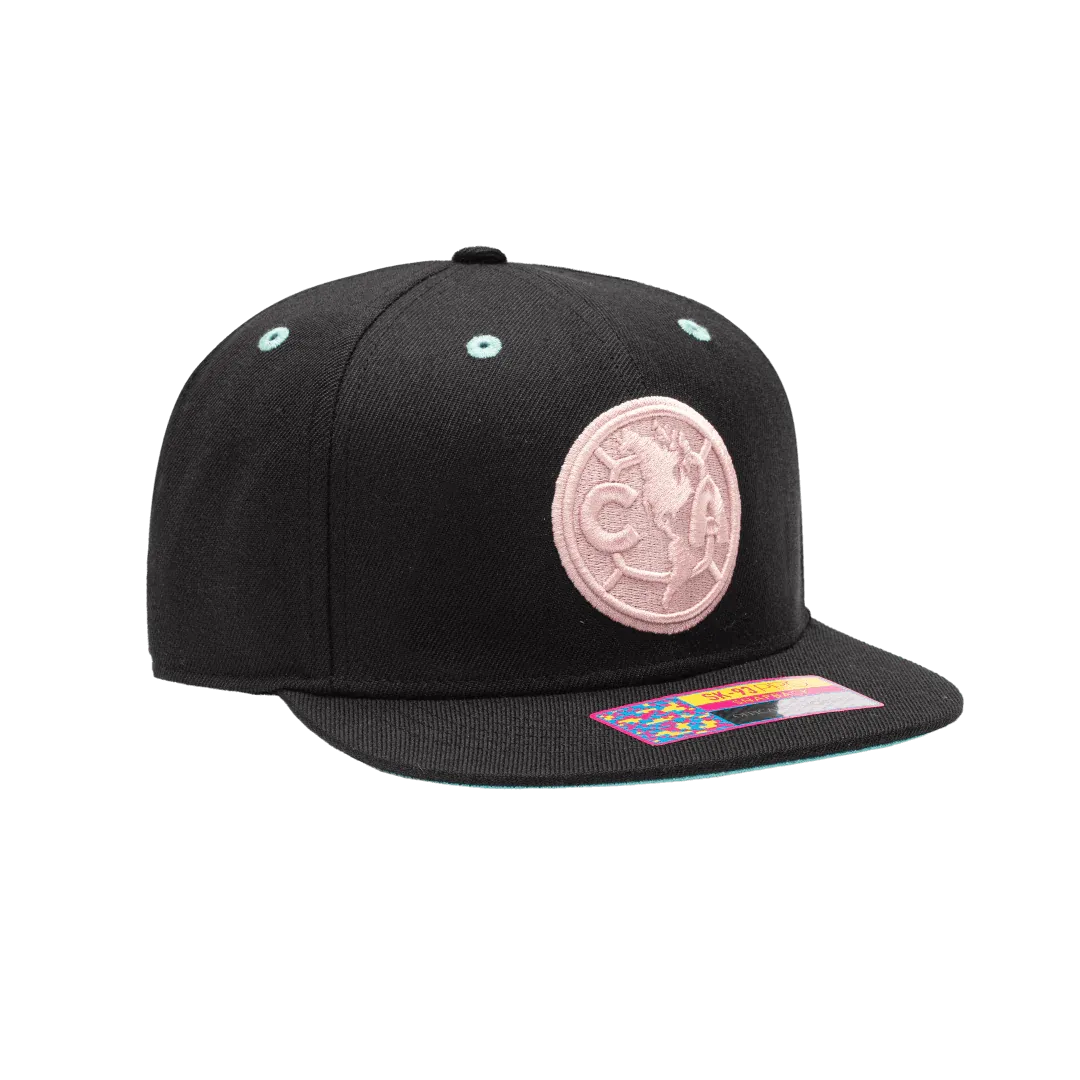 FI Collection Club America Ice Cream Snapback Hat - Black (Lateral - Side 2)