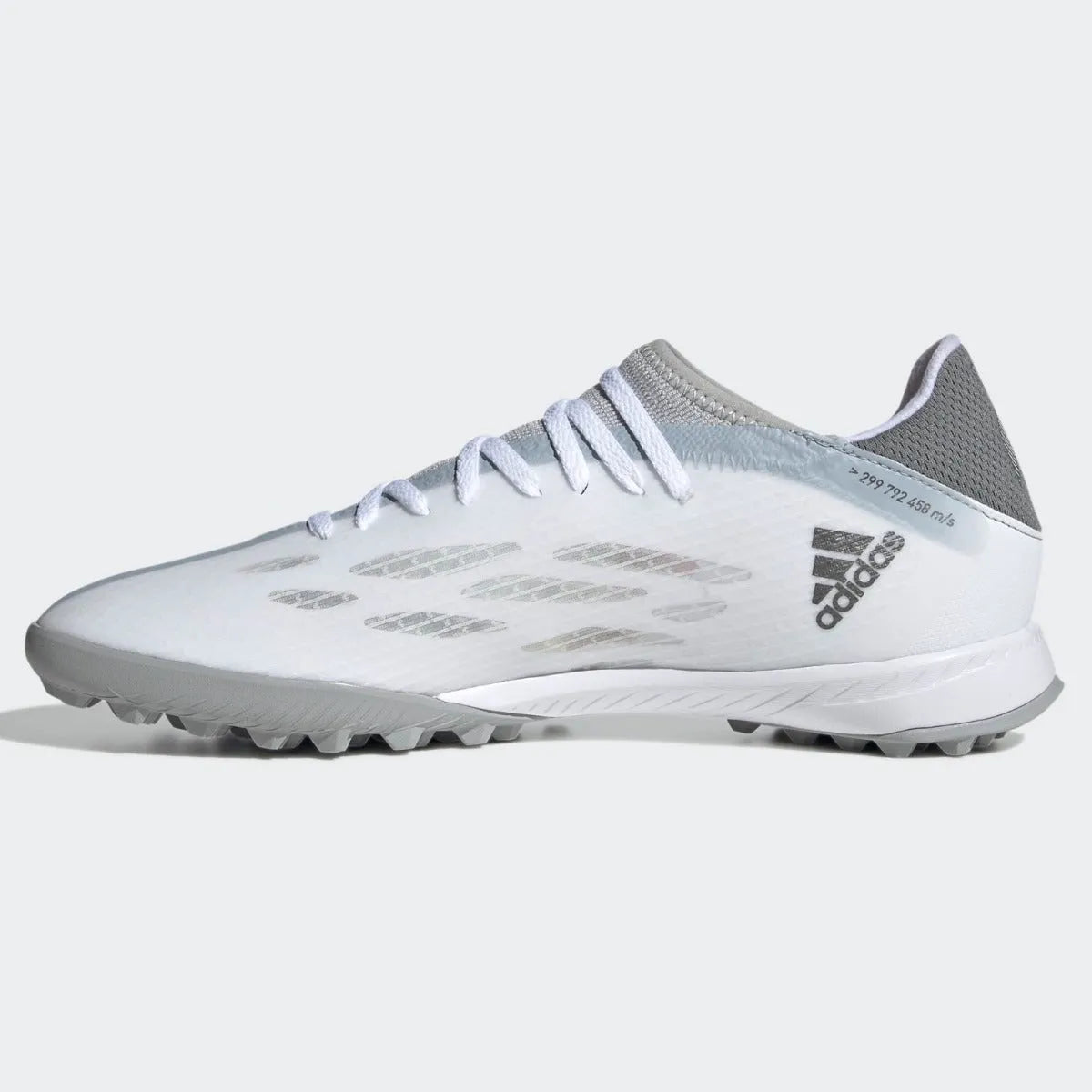 Adidas X Speedflow .3 TF - White-Iron Metallic (Side 2)