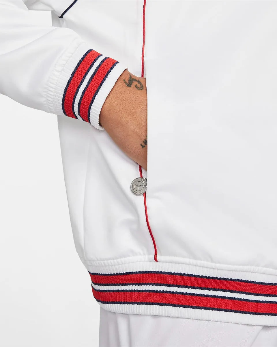 Jordan 2022 PSG Club Anthem Jacket - White (Detail 4)