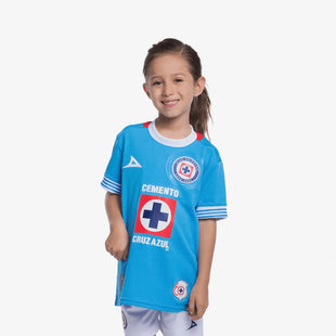 Pirma 2024-25 Cruz Azul Youth Stadium Home Jersey (Model - Front)