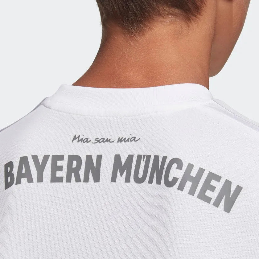 adidas 2019-20 FC Bayern YOUTH Away Jersey - White-Grey