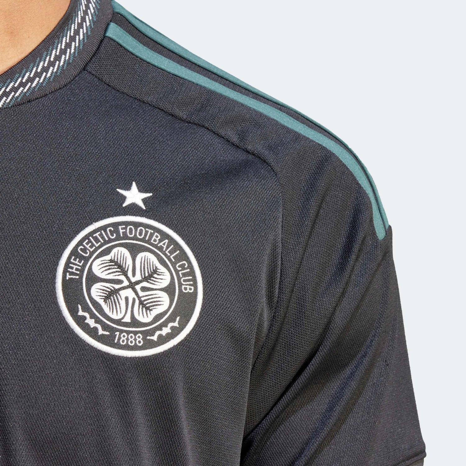 addias 2023-24 Celtic Men's Stadium Away Jersey (Detail 1)