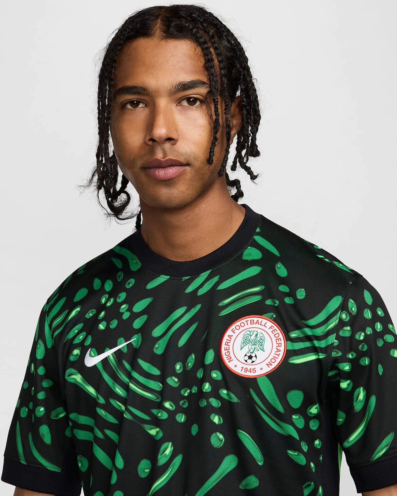 Nike 2024-25 Nigeria Men's Stadium Away Jersey (Detail 1)